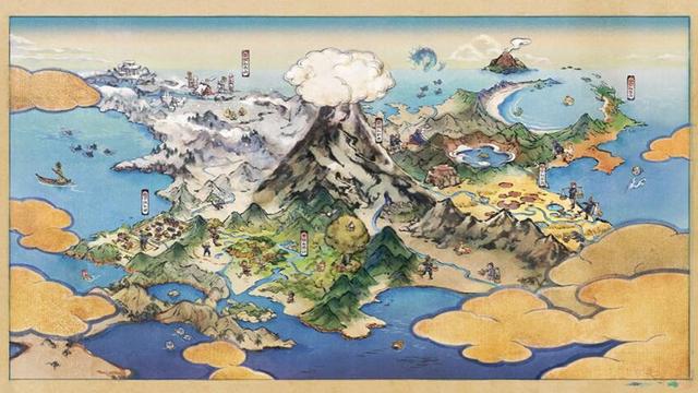 《宝可梦传说 阿尔宙斯》苔岩地图功能及区域分析