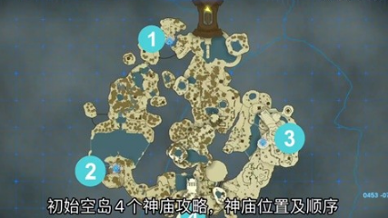 《塞尔达传说：王国之泪》四个神庙位置在哪里？