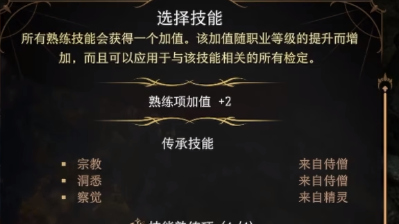 《博德之門3》技能熟練項選哪個？